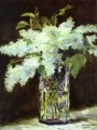 Flieder in einem Glas Eduard Manet impressionistische Blumen